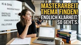 Masterarbeit Thema finden: 5 bewährte Strategien
