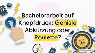 Bachelorarbeit mit KI schreiben (2026): Wahrheit über ChatGPT, Risiken und Kosten