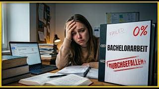 Bachelorarbeit durchgefallen? Notfall-Plan für den Zweitversuch