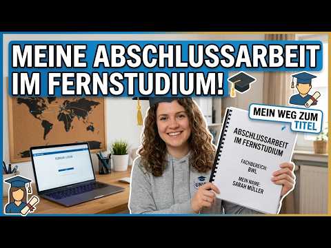 Abschlussarbeit im Fernstudium meistern: Guide für Berufstätige