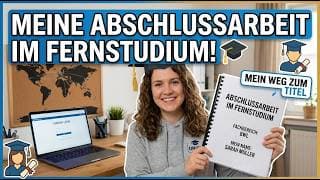 Abschlussarbeit im Fernstudium meistern: Guide für Berufstätige