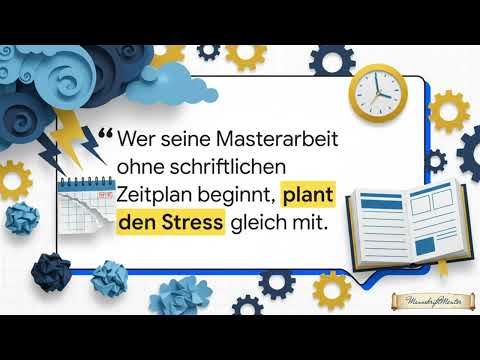 Masterarbeit Zeitplan erstellen: In 6 Phasen stressfrei zur Abgabe