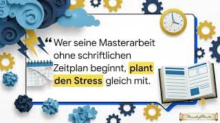 Masterarbeit Zeitplan erstellen: In 6 Phasen stressfrei zur Abgabe