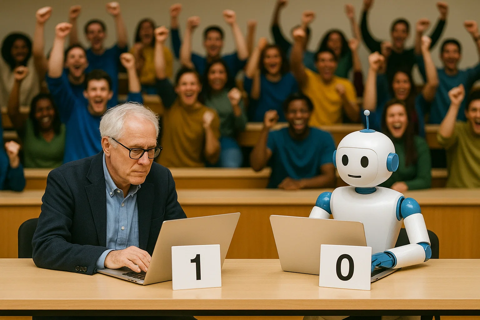 Professor kämpft gegen Chatbot im Schreib-Wettbewerb, KI vs menschliche Expertise