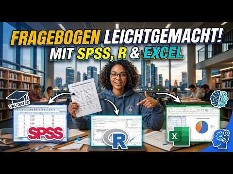 Fragebogen auswerten leicht gemacht: SPSS, R & Excel