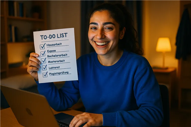 Ghostwriter Preise: Studentin erhält professionelle Mustervorlage